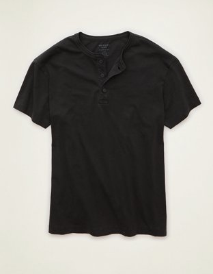 AE Vintage Relaxed Fit Henley T-Shirt | American Eagle