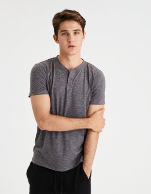 Мужские топы American Eagle AE Active Henley — фото 2