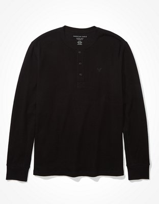 American eagle hotsell henley sweatshirt