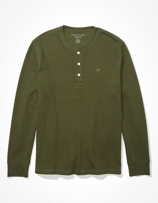 american eagle thermal henley