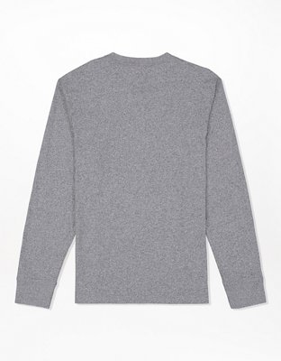AE Long-Sleeve Henley T-Shirt