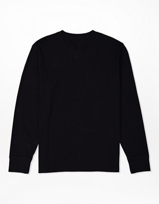 AE Long-Sleeve Henley T-Shirt