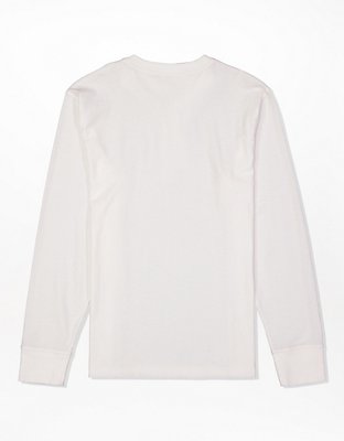 AE Long-Sleeve Henley T-Shirt