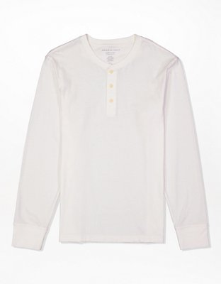 AE Long-Sleeve Henley T-Shirt