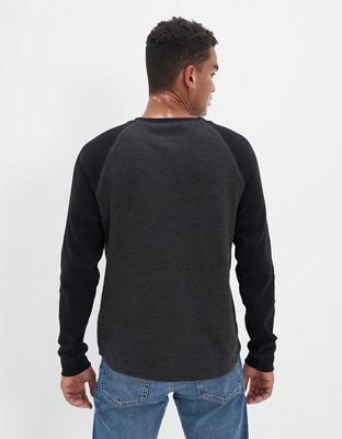 Мужские рубашки American Eagle AE Super Soft Long-Sleeve Henley Thermal Shirt — фото 2