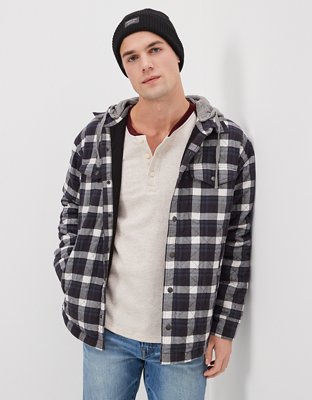 AE Super Soft Long-Sleeve Henley Thermal Shirt