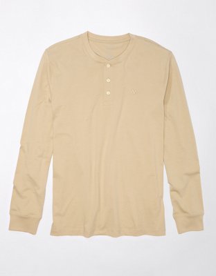 AE Long-Sleeve Henley T-Shirt