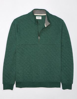 AE Quilted Quarter-Zip Sweatshirt