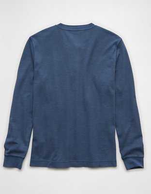 AE Long-Sleeve Thermal Henley T-Shirt