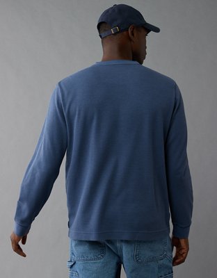 AE Long-Sleeve Thermal Henley T-Shirt