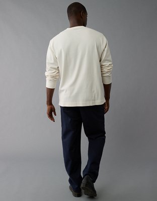 AE Long-Sleeve Thermal Henley T-Shirt