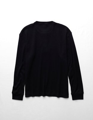AE Long-Sleeve Thermal Henley T-Shirt