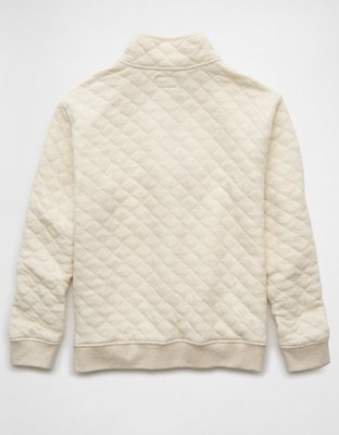 AE Quilted Quarter-Zip Sweatshirt