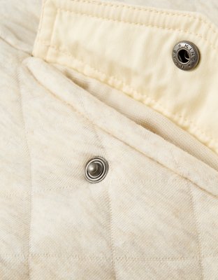 Мужские худи American Eagle AE Quilted Quarter-Zip Henley Sweatshirt — фото 6