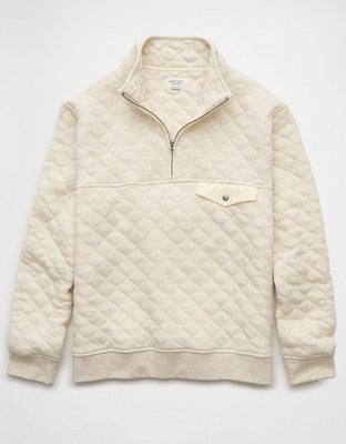 Мужские худи American Eagle AE Quilted Quarter-Zip Henley Sweatshirt — фото 3