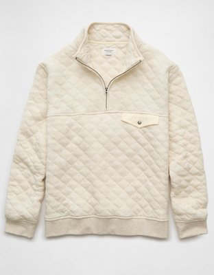 AE Quilted Quarter-Zip Sweatshirt