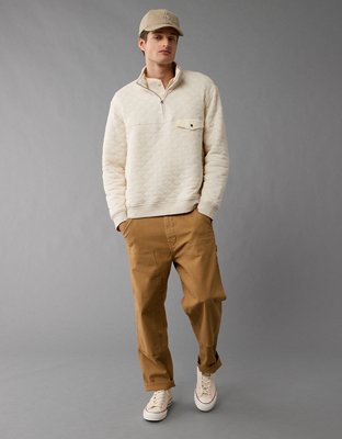 AE Quilted Quarter-Zip Sweatshirt