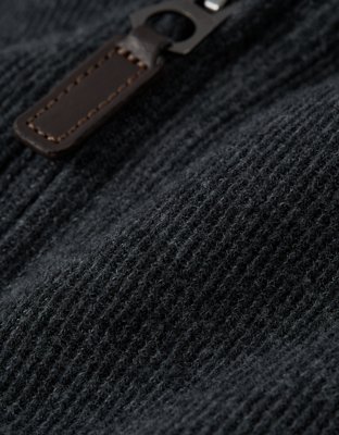Мужские футболки American Eagle AE Long-Sleeve Quarter-Zip Thermal T-Shirt — фото 5