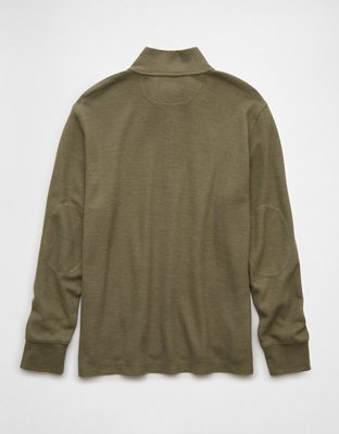 AE Long-Sleeve Quarter-Zip Thermal T-Shirt