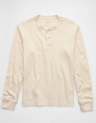 AE Long-Sleeve Thermal Henley T-Shirt