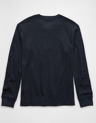 AE Long-Sleeve Thermal Henley T-Shirt