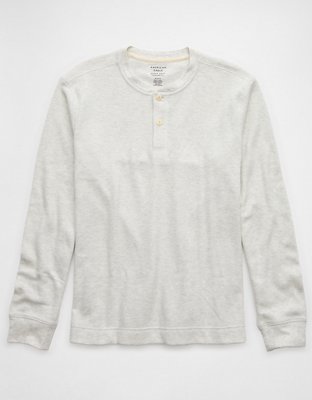 AE Long-Sleeve Thermal Henley T-Shirt