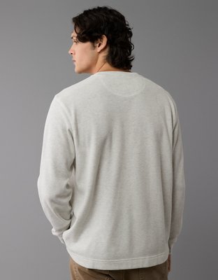 AE Long-Sleeve Thermal Henley T-Shirt