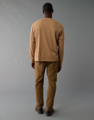 AE Long-Sleeve Henley T-Shirt