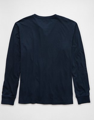 AE Long-Sleeve Henley T-Shirt