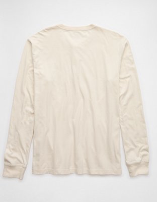 AE Long-Sleeve Henley T-Shirt