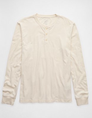 AE Long-Sleeve Henley T-Shirt