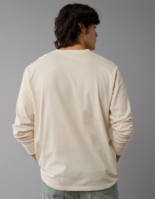 AE Long-Sleeve Henley T-Shirt