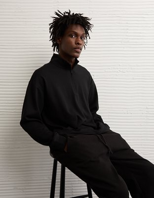 AE 24/7 Boxy Quarter-Zip Sweatshirt