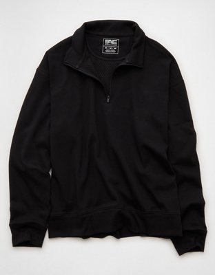 AE 24/7 Boxy Quarter-Zip Sweatshirt | American Eagle