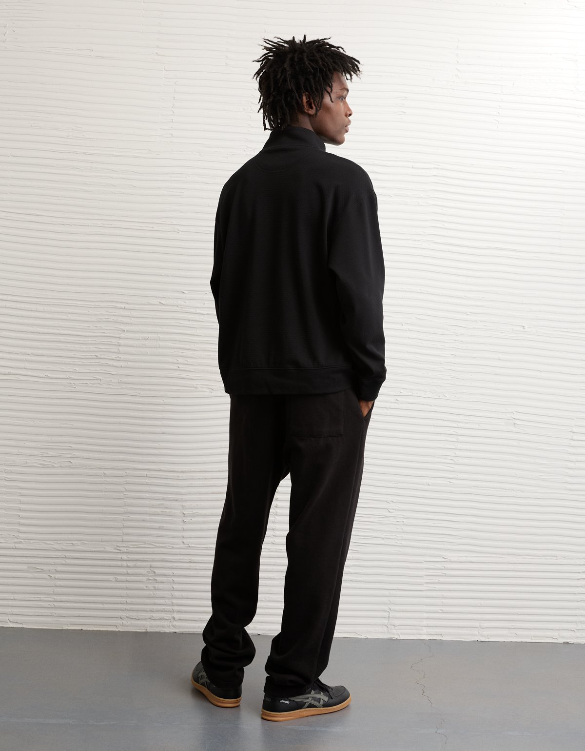 AE 24/7 Boxy Quarter-Zip Sweatshirt - image 2