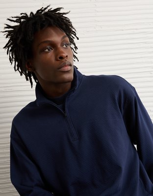 AE 24/7 Boxy Quarter-Zip Sweatshirt | American Eagle