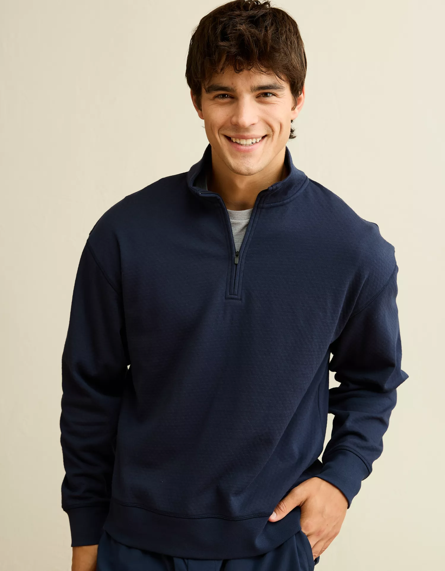 AE 24/7 Boxy Quarter-Zip Sweatshirt - thumbnail 8