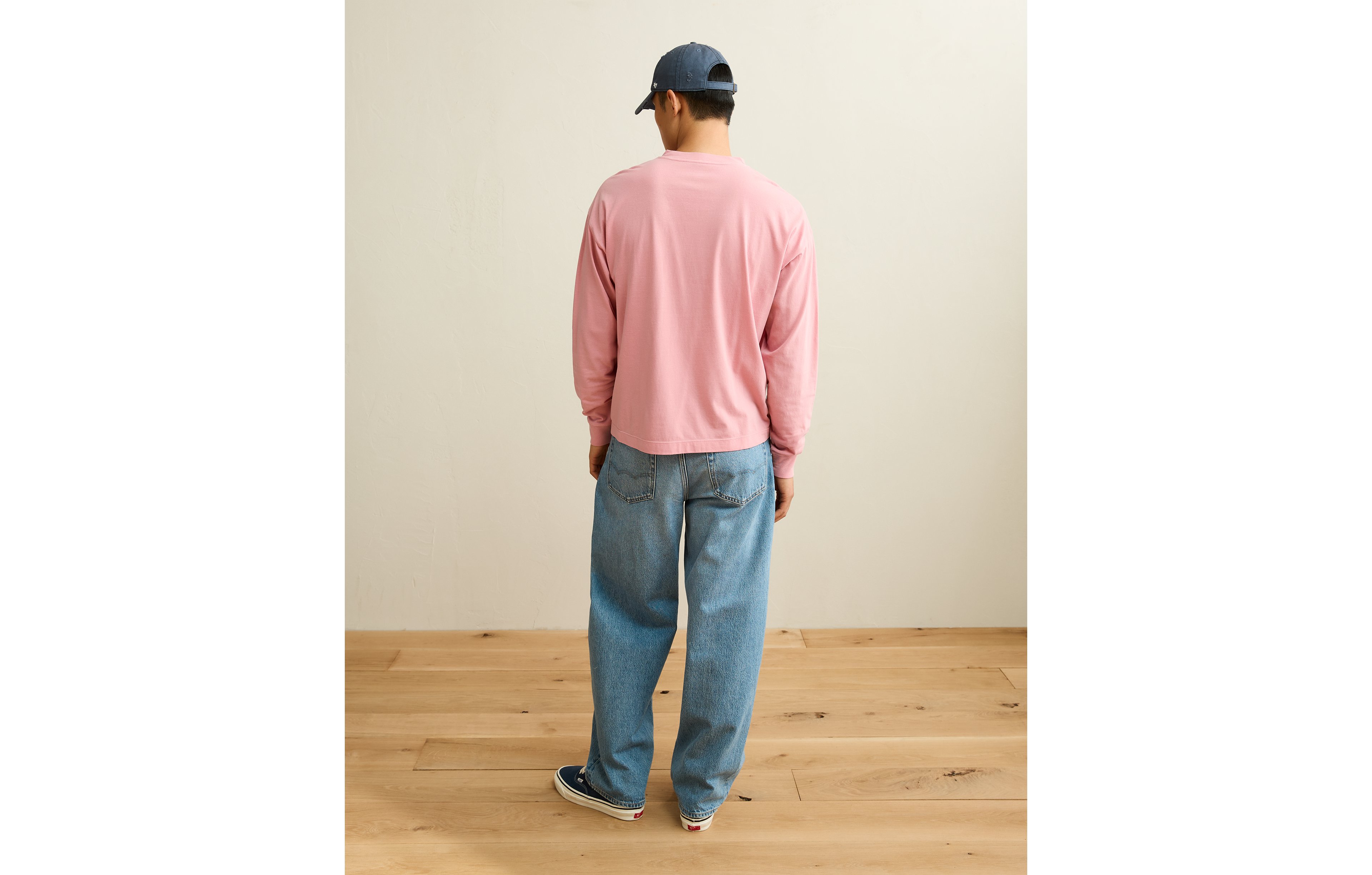 AE Boxy Fit Lightweight Henley T-Shirt