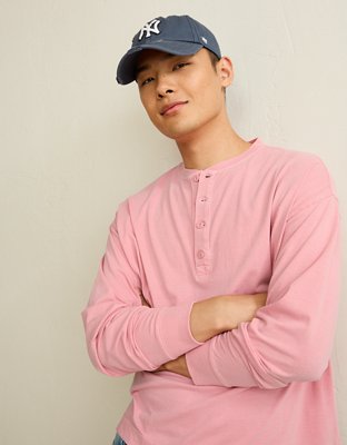AE Boxy Fit Lightweight Henley T-Shirt from American Eagle - $34.95