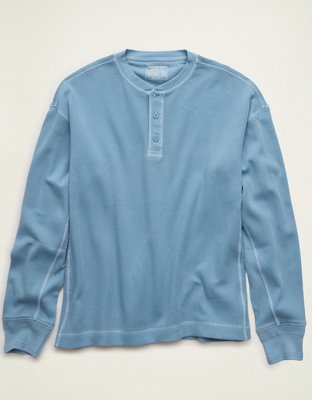 AE Boxy Fit Thermal Henley T-Shirt