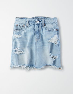 AE Super High-Waisted Festival Denim Mini Skirt