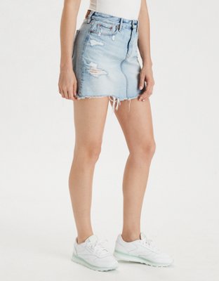 AE Super High-Waisted Festival Denim Mini Skirt