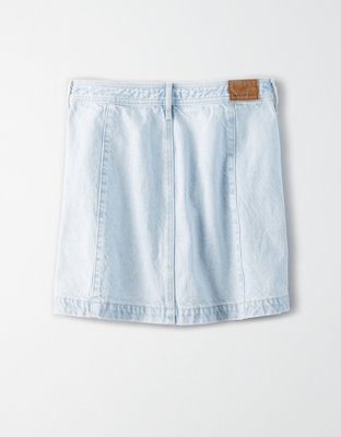 Женские юбки American Eagle AE Super High-Waisted Festival Denim Mini Skirt — фото 5