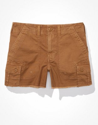 AE High-Waisted Linen Cargo Short