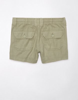 AE Dreamy Drape Short estilo Carpintero de Mezcla de Lino