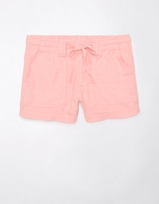 AE Dreamy Drape Linen-Blend Carpenter Short