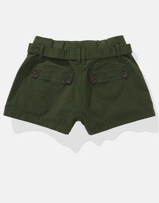 AE Stretch Super High-Waisted Paperbag Short