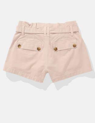 AE Stretch Super High-Waisted Paperbag Short