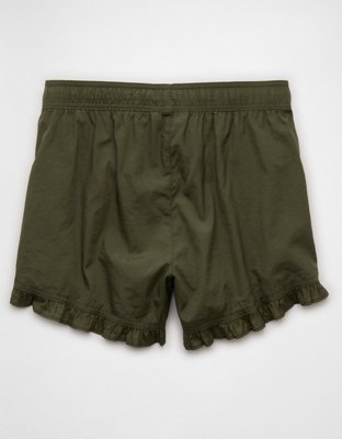 AE Stretch High-Waisted Ruffle Hem Short