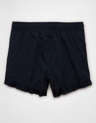 AE Stretch High-Waisted Ruffle Hem Short